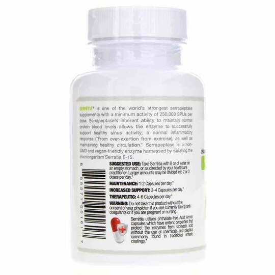 Serretia Pure Serrapeptase, AAM
